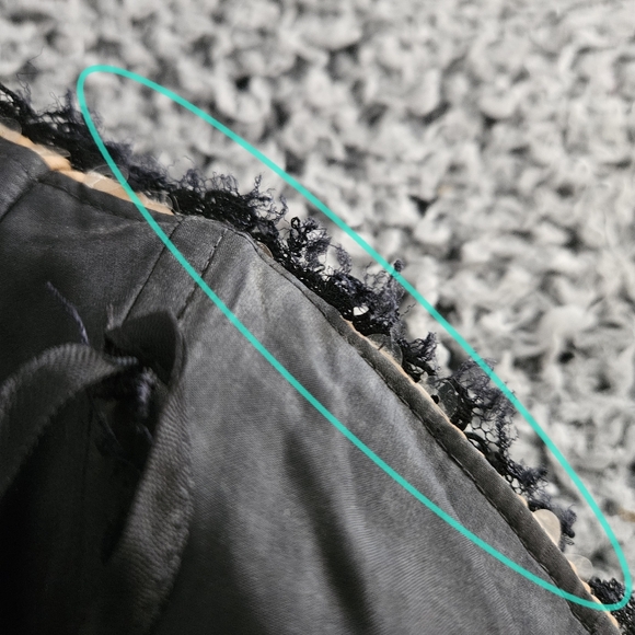 Nina Raynor Black Lace Maxi Dress XS Strapless Formal Evening Gown Goth Glam - Picture 9 of 16